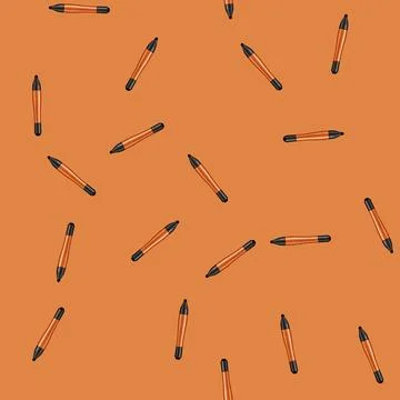 Seamless pattern technology interactive whiteboard pen cartoon vector イラスト素材