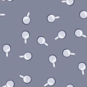 Seamless pattern technology laboratory glassware cartoon vector Stock Illustration
