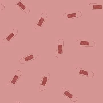 Seamless pattern technology smart patch cartoon vector 스톡 일러스트