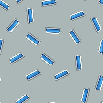 Seamless pattern technology uv light sanitizer medical cartoon vector Illustrazione stock