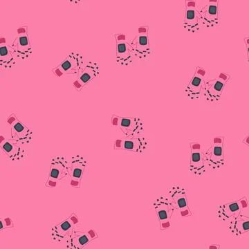 Seamless pattern technology vr glove cartoon vector Stock Illustration