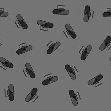 Seamless pattern technology web camera cartoon vector Stockillustratie