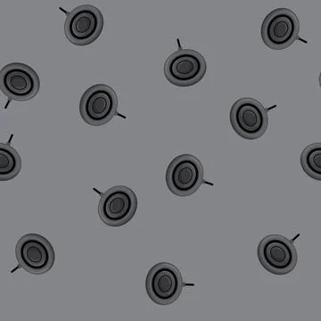 Seamless pattern technology wireless charger cartoon vector イラスト素材