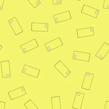 Seamless pattern tele phone box cartoon vector イラスト素材