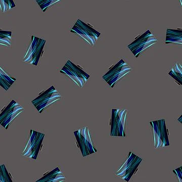 Seamless pattern television tv screen cartoon vector イラスト素材