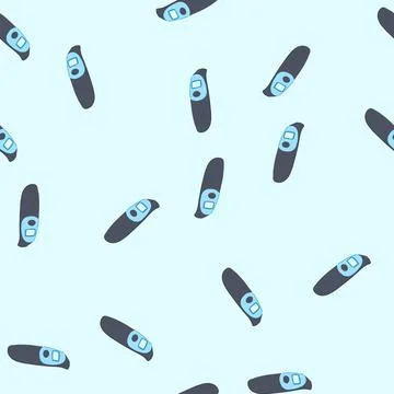Seamless pattern temperature thermometer baby cartoon vector Illustrazione stock