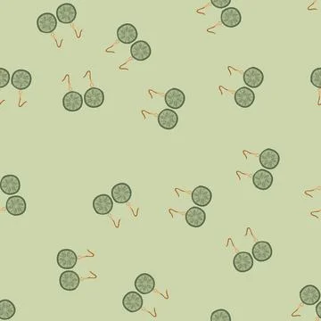 Seamless pattern template boho earrings cartoon vector Stock Illustration