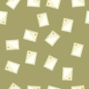 Seamless pattern template certificate cartoon vector Stockillustratie