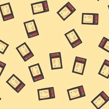 Seamless pattern template diploma cartoon vector Illustrazione stock