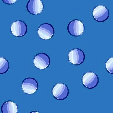 Seamless pattern template round game button cartoon vector Stock Illustration