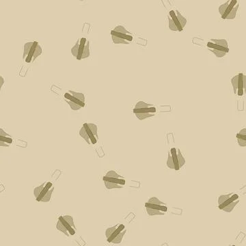 Seamless pattern template zipper puller cartoon vector イラスト素材