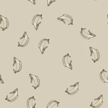 Seamless pattern tennis visor cap cartoon vector イラスト素材