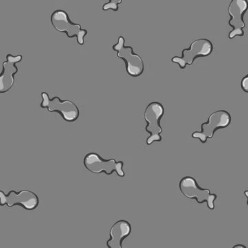 Seamless pattern tension metal liquid shapes cartoon vector イラスト素材