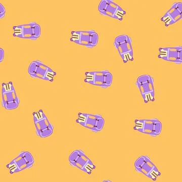 Seamless pattern tent backpack camp cartoon vector 스톡 일러스트