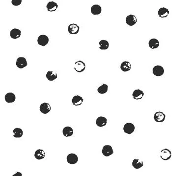 Seamless pattern in terms of black. Stock Illustration