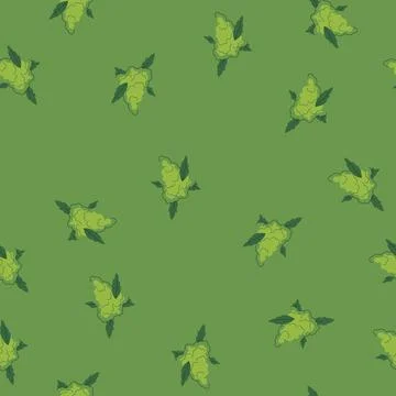 Seamless pattern terpenes weed bud cartoon vector Stock Illustration