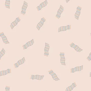 Seamless pattern textile boho rug cartoon vector 스톡 일러스트