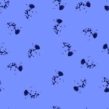 Seamless pattern texture ballpoint pen splatter cartoon vector Stockillustratie