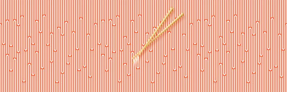 Seamless pattern texture of Chinese noodles, Spaghetti, pasta or Ramen noodles. Stock Illustration