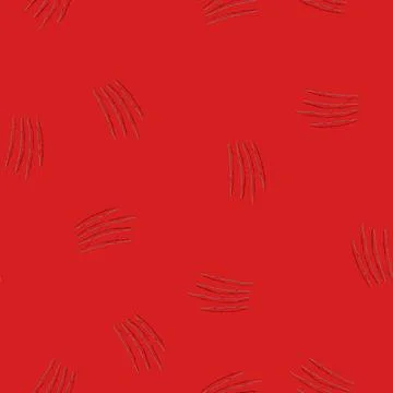 Seamless pattern texture claw scratch cartoon vector 库存插图