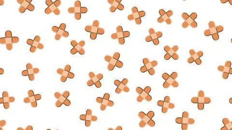 Seamless pattern texture of endless repetitive corporal medical pharmacologic Illustrazione stock