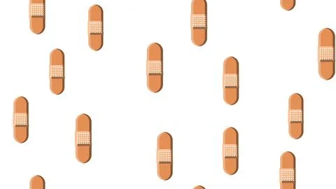 Seamless pattern texture of endless repetitive corporal medical pharmacologic Stock Illustration