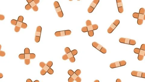 Seamless pattern texture of endless repetitive corporal medical pharmacologic Illustrazione stock