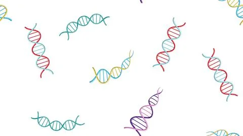 Seamless pattern texture of endless repetitive medical scientific abstract st Stock-Illustration