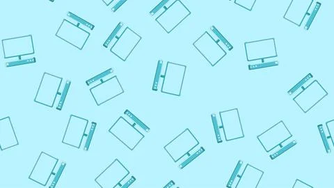 Seamless pattern texture of endless repetitive modern digital laptop computer イラスト素材