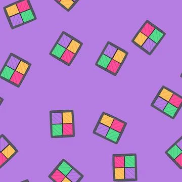 Seamless pattern texture eyeshadow face cartoon vector 스톡 일러스트