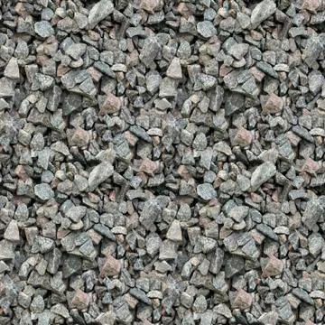 Seamless pattern texture of gravel Foto stock