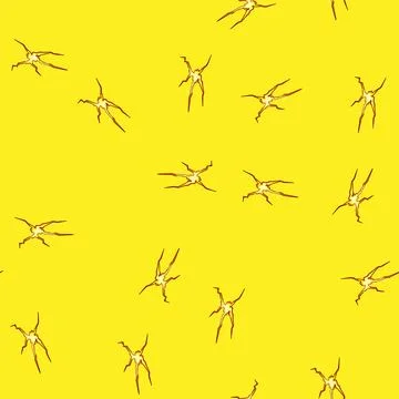 Seamless pattern texture ground crack cartoon vector Stock Illustration