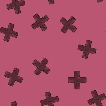 Seamless pattern texture lava game button cartoon vector 库存插图