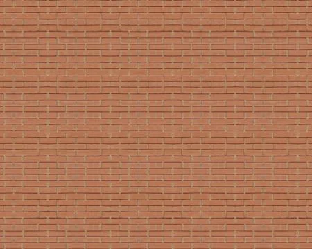 Seamless pattern texture light brown brick wall natural photo. Foto stock