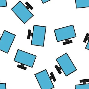 Seamless pattern, texture of modern digital rectangular lcd liquid crystal ic Stockillustratie