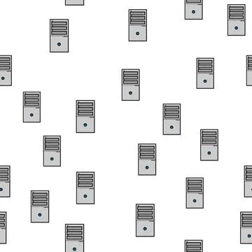 Seamless pattern, texture of modern powerful digital rectangular system block 스톡 일러스트