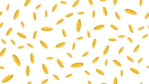 Seamless pattern texture of oval yellow medical pharmaceutical pills capsules Stock Illustration