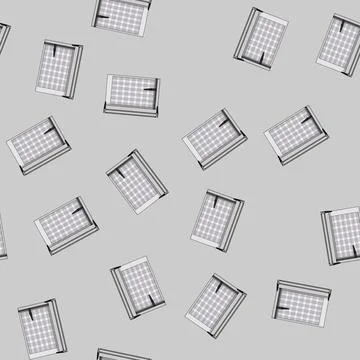 Seamless pattern texture paper trimmer cartoon vector Stock Illustration