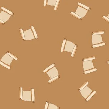 Seamless pattern texture papyrus parchment cartoon vector Stock Illustration