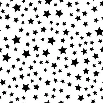 Seamless pattern, texture with random, scattered shapes Stockillustratie