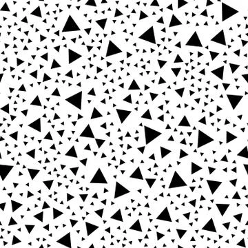 Seamless pattern, texture with random, scattered shapes Stockillustratie