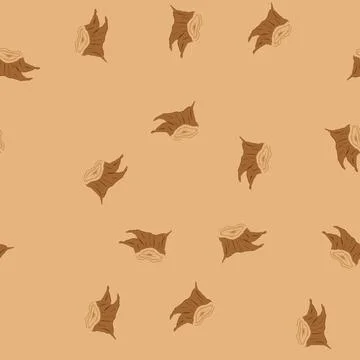 Seamless pattern texture stump cartoon vector 库存插图