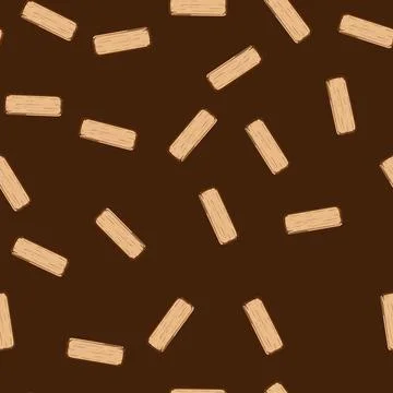 Seamless pattern texture wooden button cartoon vector Stock Illustration