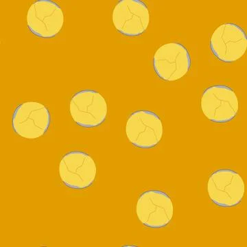 Seamless pattern textured circular background with cracking and folding effec イラスト素材