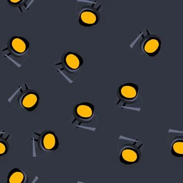 Seamless pattern theater spotlight stage cartoon vector Stock Illustration