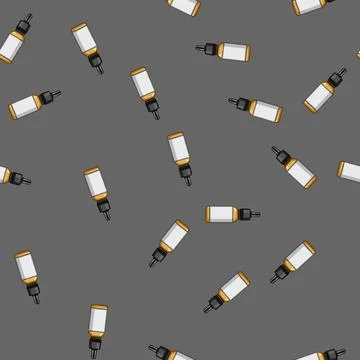 Seamless pattern therapy massage oil cartoon vector Stock Illustration