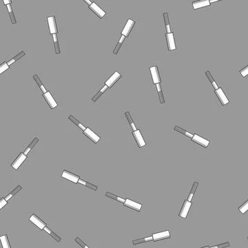 Seamless pattern Threaded rod connecting metal hardware part Stock Illustration