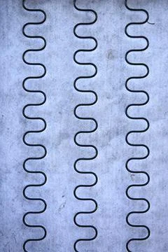 Seamless pattern of three wires on a grey background Foto stock
