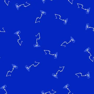 Seamless pattern thunder lightning effect cartoon vector Stock Illustration