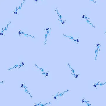 Seamless pattern thunderbolt lightning effect cartoon vector 库存插图
